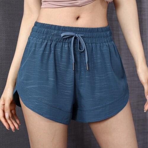 Women Sport Shorts Summer New Shorts Female Fake Two Quick-drying Yoga Dance Fitness Pants Female Anti-empty Running