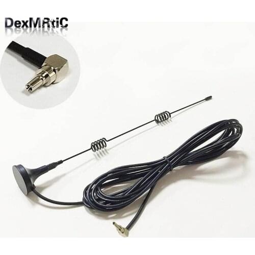 1PC 3G Antenna CRC9 Connector 8dBi sucker antenna high gain Extension cable 3M RG174 for 3G modem HUAWEI E156 E160 E169