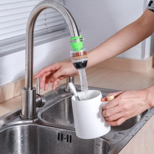 1Pc Household Kitchen Home Carbon Faucet Mini Tap Water Clean Filter Purifier Filtration Cartridge Carbon Water Filter