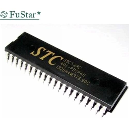 1pcs/lot STC89C52RC STC89C52RC-40I-PDIP40 DIP40 In Stock 40I-PDIP40