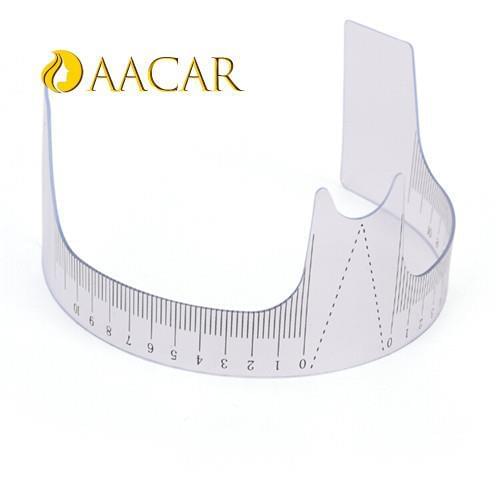 1PC Microblading Measure Tattoo Ruler Shaper Calliper Stencil Makeup Tools Reusable Semi Permanent Eyebrow Stencil Makeup