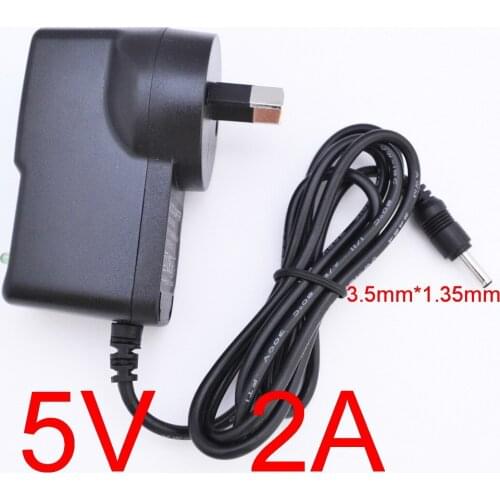 1PCS High quality 5V 2A AC 100V-240V Converter Switching power adapter DC 2000mA Supply AU Plug DC 3.5mm x 1.35mm