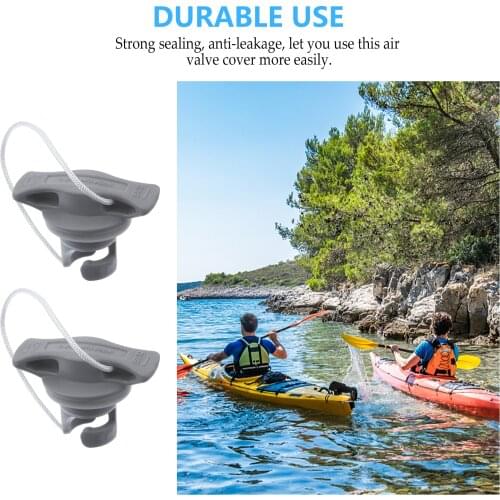 2pcs Boat Air Valve Cover Inflatable Air Valve Cap Boat Kayak Accessories Air Valve Adapter Boat Air Valve Cover Accessories