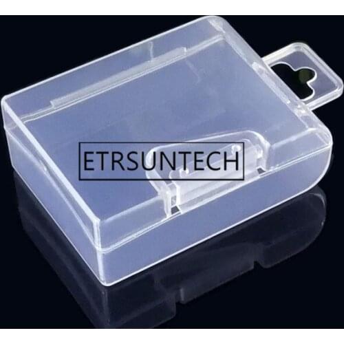 400pcs Mini Durable Plastic Transparent Box With Hanging Hook Jewelry Craft Bead Parts Collection Container Case Storage Box