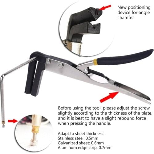 8CM Arc Angle Folding Tool Bender Steel Tool Penguin Angular Metal Folding Plier Dropshipping