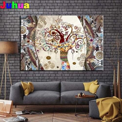 Tree of Life diy 5d diamond Painting Full Square Round drill Gustav Klimt diamond embroidery mosaic art home decor drop shipping