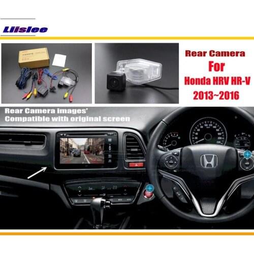 Car Back Up Reverse Camera For Honda HRV HR-V 2013 2014 2015 2016 Compatible Original Screen RCA Vehicle Parking Rear View CAM