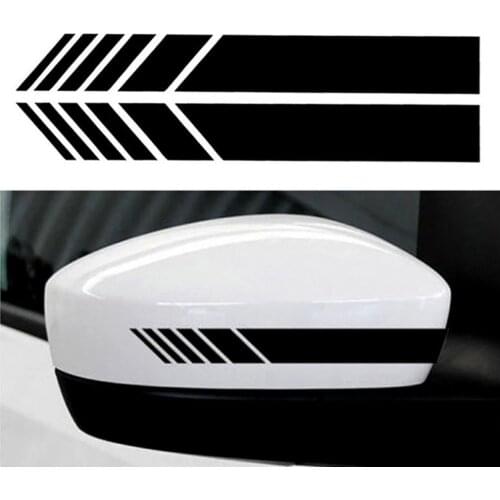 Car Side Mirrior Vinyl Graphic Sticker Car Rear View Side Mirror Body Stripe Vinyl Sticker Decal DIY Car Body Decals