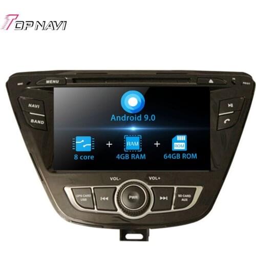7'' Octa Core Android 9.0 Car Radio GPS Navigation For HYUNDAI Elantra/avante 2014- Stereo Auto Audio Car Multimedia DVD Player