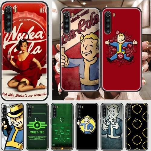 Game Fallout mobile Phone case For Xiaomi Redmi Note 7 7A 8 8T 9 9A 9S K30 Pro Ultra black soft cell cover 3D hoesjes fashion