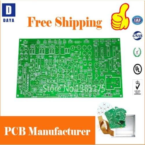 DDAYA Free Shipping Quick Turn Low Cost PCB Prototype Manufacturer, FR4 Aluminum Flexible PCB, Solder Paste Stencil, 001