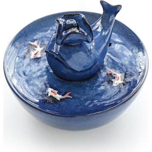 Cat Water Dispenser Automatic Circulation Ceramic Pet Water Dispenser Water Feeder Cat Water Drinker Water Feed Water Artifact