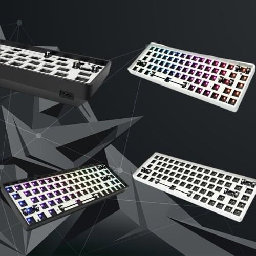 GK68X USB-C RGB Hot Swap Custom DIY Programmable Kit for 60% Keyboard