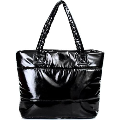 HOBBAGGO Fashion Handbag Single Shoulder Tote Women Space Pad Cotton Feather Down Bag 8 New