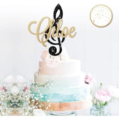 Customised any number cake topper Birthday glitter cake topper personalised one two three four five six 6 6th Party Decorations
