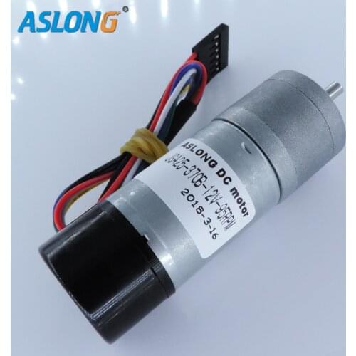 JGA25-370B DC Micro Deceleration Motor Gear Box Motor With Encoder