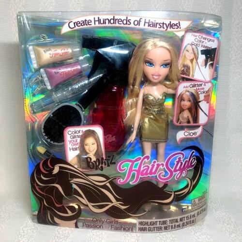 Fashion Bratz Hairstyle Doll Dress Up Princesses Yasmin Cloe Fashion Designs Girls Play House Toys with Accessories 15-30cm