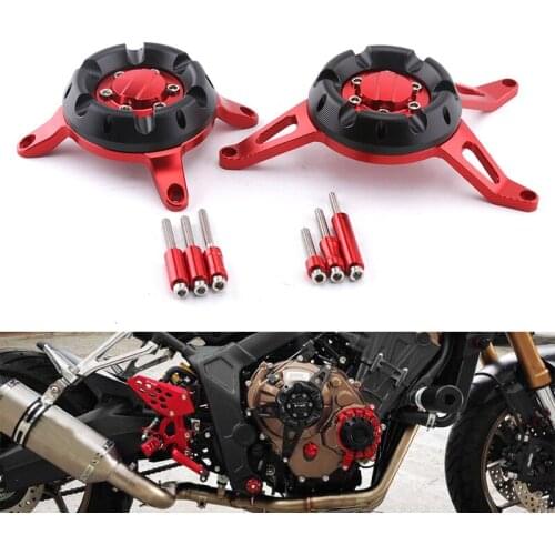Motorcycle aluminum Accessories left and right engine protection Cover Anti-fall cover For Honda CB650F CBR650F 2014 -2020