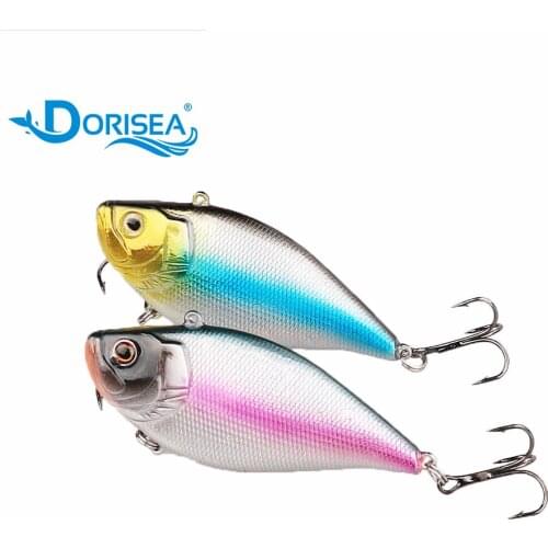 MOZHANSHI 1pc VIB Crankbait Fishing Lure Hard Plastic Artificial Bait 3D LIfelike Eyes 7.7cm 14.2g Fishing Wobblers