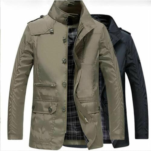 New Mens Jacket Coat Slim Clothes Warm Overcoat Casual Outwear Outdoor Coat