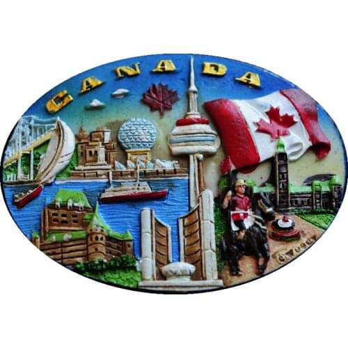 New Hot Sale Canada 3D Fridge Magnets USA Tourism Souvenirs Refrigerator Magnetic Stickers Home Decortion