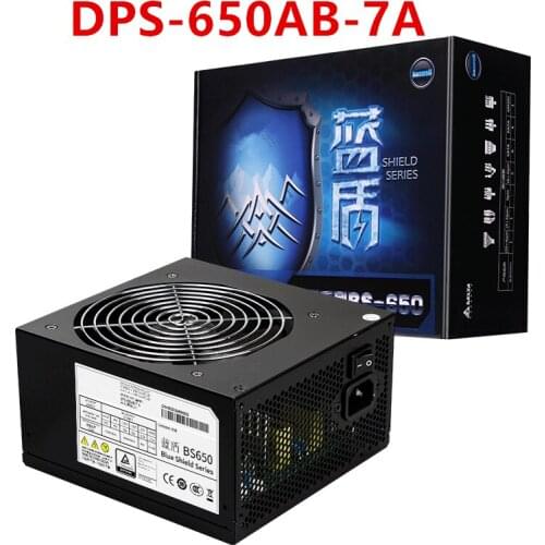 Original New PSU For Delta BS650 Silent Power Supply 650W Switching Power Supply DPS-650AB-7 A DPS-650AB-7C