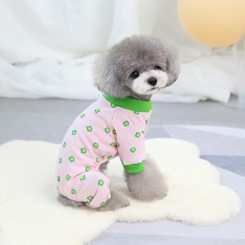 Autumn Winter New Pet Dog Clothes Four-legged Clothes Teddy Small Pet Cat Dog Pajamas Jumpsuit for Dogs Autumn Clothes for Dogs