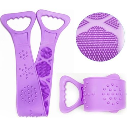 Silicone Back Scrub Back Scrubber Foot Scrubber Silicone Brushes Bath Massage Brush for Body Exfoliating Cloth Shower Cleaning