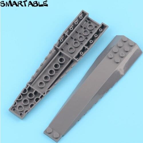 Smartable Wedge 4x16 Triple Curved Building Blocks MOC Parts Toy Compatible Major Brands 45301 / 89680 6pcs/Lot