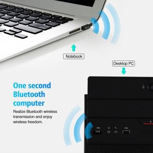 USB Bluetooth 5.0 Adapter Transmitter Receiver Bluetooth Audio Wireless USB For Computer Adapter PC Laptop S6E8