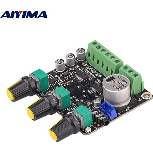 AIYIMA Amplificador 2.1 TPA3110D2 Subwoofer Amplifier Audio Board 15x2+30W Hifi Stereo NE5532 Amp For Computer Speaker