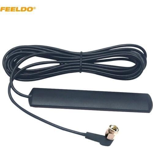 FEELDO 3G 4G LTE GSM Antenna Amplifier SMA Male Plug Adapter Windshield Mount for Car GPS Cell Phone Signal Booster