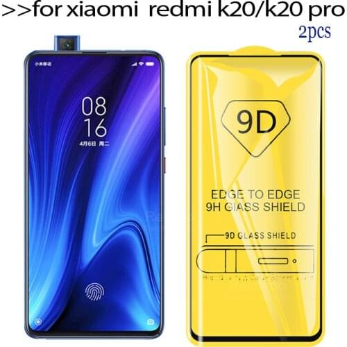 2Pcs 9D Tempered Glass On For Xiaomi Redmi k20 pro Screen Protector On Redmi k20 20k pro k 20pro Protective Glass readmi k20pro