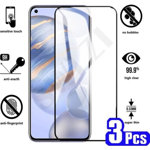 3/5Pcs protective film for Honor view 40 30 20 pro note 10 v40 lite 5G 30i 30S 20i 20S 10i tempered glass phone screen protector