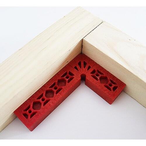 90 Degree Right Angle Clamp Auxiliary Fixing Clips Portable Corner Clamp Ruler for L-Shaped Woodworking Positioning Hand Tools