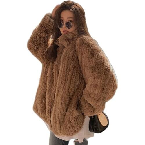 ZHOURTOUR Long Fur Coats