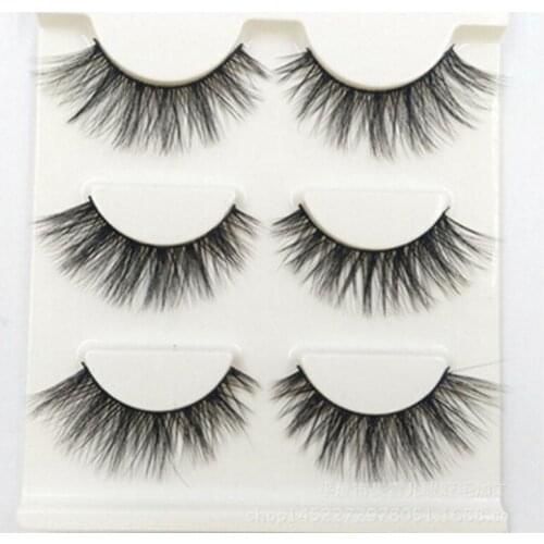 1 Pair Women Eyelashes For Beauty Fashion Fine Fiber False Eyelashes Fake Lashes Long Makeup 3d Lashes Extension Eyelash Make Up