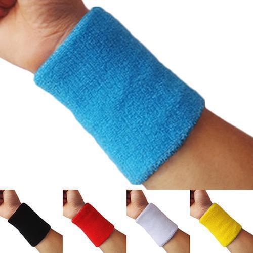 1pc Unisex Sports Wrist Sweatband Tennis Squash Badminton GYM Basketball men Wristband Gift women yoga Wrist Support