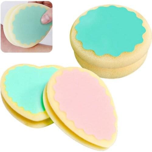 3Pcs Heart Round Drop Shape Painless Hair Removal Depilation Sponge Pad Remover