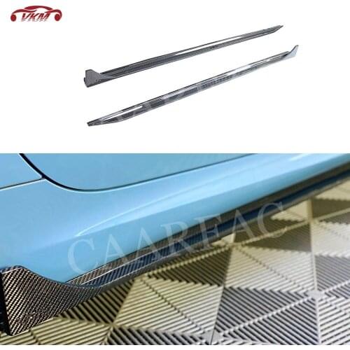 Dry Carbon Fiber Side Skirts For BMW 3 Series G20 2019 2020 Side Bumper Extension Lip Spoiler Car Styling