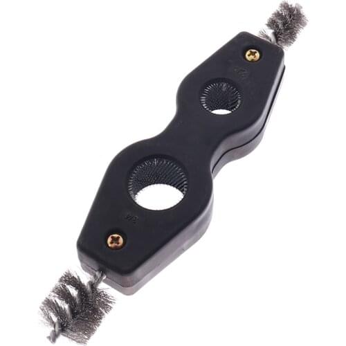 4In1 Wire Brush Deburr Aluminium Pipe Cleaning Plumbing Copper Pipe Cleaner Tool