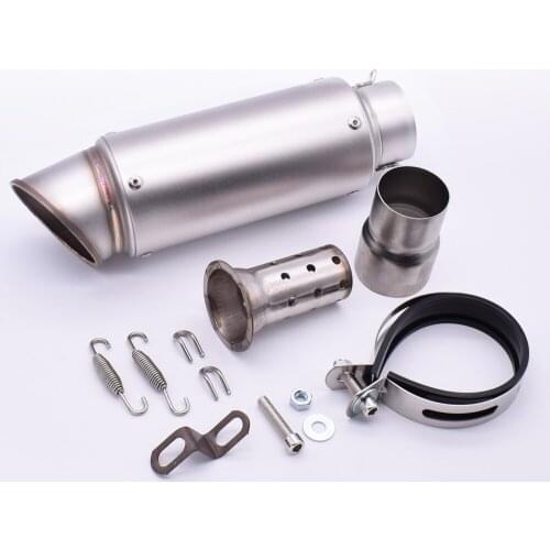 51mm 61mm Motorcycle pipe exhaust with DB killer Exhaust Pipe Muffler For Yamaha XT250 TRICKER DT230 DT125 Gas Gas EC2T FSE FSR