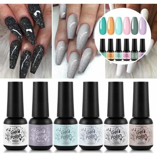Skin-Friendly Solid Colors Enamel Varnish Semi Permanent Soak Off UV Gel for Women