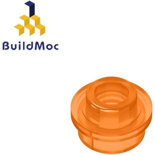 BuildMOC Plate Round 1x1 85861 28626 with Open Stud For Building Blocks Parts DIY electric Educational