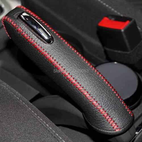 Case for Buick Encore genuine leather handbrake cover Car interior decoration Car styling DIY Genuine leather cover