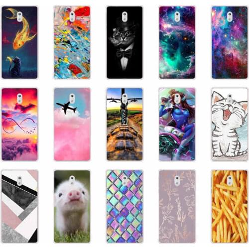 Phone Case For Nokia 3 Soft Silicone TPU Back Cover For Nokia 3 Case Thin Flower Floral Painted shell