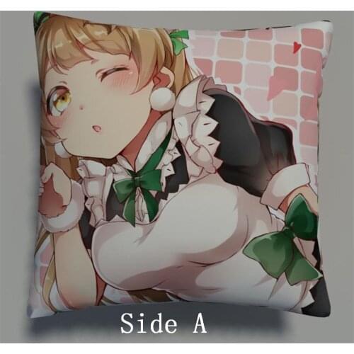 Love Live Minami Kotori Anime Two Side Pillowcases Hugging Pillow Cushion Case Cover Otaku Cosplay Gift New 406