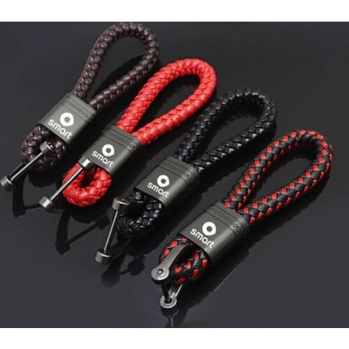 For Smart 451 453 Fortwo Forfour Car Key Chain leather keychain new metal Keychain Metal Alloy Buckle Waist Auto accessories