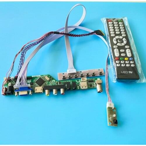 Kit for B116XW02 V1/B116XW02 V0 Controller board Audio Display 1366x768 remote LVDS USB LED TV AV Screen HDMI VGA panel 40pin