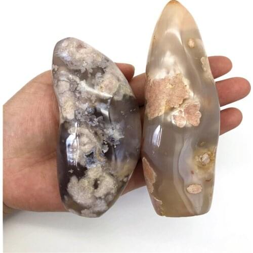 Beautiful Natural Cherry Blossom Agate Quartz Crystal Freedom Healing Stones Display Specimen Decor Natural Quartz Crystals